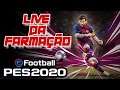 Efootball PES 2020||MyClub "LIVE DO FARME"
