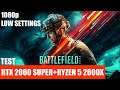 RTX 2060 SUPER+RYZEN 5 2600X in Battlefield 2042 LOW SETTINGS