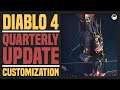 Diablo 4 CUSTOMIZATION | Diablo IV Quarterly Update 2021