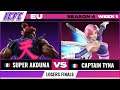 Super Akouma (Akuma) vs Captain Tyna (Alisa) Losers Finals - ICFC EU Tekken 7 Season 4 Week 1
