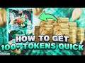 THE SECRET TO GETTING 100+ TOKENS ASAP! BEST METHODS TO GETTING TOKENS IN NBA 2K22 MYTEAM!