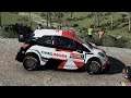 WRC 10 - Toyota Yaris WRC 2021 - Car Show Speed Jump Crash Test . 4K 60fps.