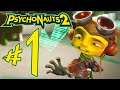 Psychonauts 2 - Parte 1: Estagiário da Sofrência!!!! [ PC - Playthrough 4K ]