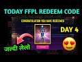 FREE FIRE TODAY REDEEM CODE | FREE FIRE PRO LEAGUE REDEEM CODE DAY 4 | FFPL REDEEM CODE |   POWER UP
