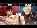 Super Smash Bros Ultimate MarioRyu (Ryu) vs Mudkipith (Cloud)