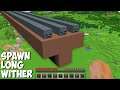 What if you SPAWN SUPER LONG WITHER OF 1000 BLOCKS in Minecraft ? LONGEST WITHER !