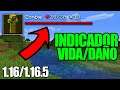 INDICADOR DE VIDA y DAÑO para Minecraft 1.16.5 | ToroHealth Damage Indicators Mod Review