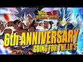 LR SSBE Vegeta & LR MUI Goku 6th ANNIVERSARY Dragon Ball Z Dokkan Battle