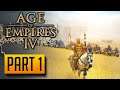 Age of Empires 4 - The Mongol Empire Walkthrough Part 1: Kalka River & Great Wall [PC]