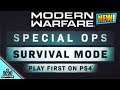 Modern Warfare Special Ops Survival Mode & Campaign story TRAILER 2019