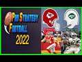 Pro Strategy Football 2022 - 2019 Kansas City Chiefs vs 1968 New York Jets Mahomes Namath up next