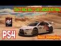 Playing Gran Turismo Sport PS4 - Mitsubishi Lancer EVO Final Edition GR.B Rally Car - race track GT