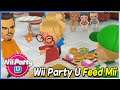 Wii Party U - Feed Mii 🎵 (Play movies 81) Rachel vs Berry vs Tyrone vs Saburo🎵 AlexGamingTV