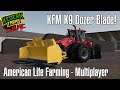 Let's put the new KFM K9 Dozer Blade to the test with Multiplayer Corn Silage!