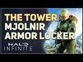 The Tower Mjolnir Armor Locker Halo Infinite