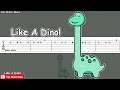 Like A Dino! - Guitar Tutorial