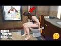 What Happens When AMANDA Locks The Bathroom Door in GTA 5 (Secret Scene)