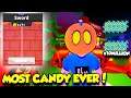 BUYING THE MOST EXPENSIVE COLLECTOR IN HALLOWEEN SIMULATOR AND GETTING MAX CANDY!! (Roblox)