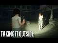 DreadOut 2 Gameplay - Fighting Karasukan Outside The Building