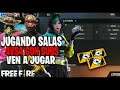 JUGANDO SALAS DE 4VS4 CON SUBS EN DIRECTO#FreeFire