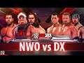 WWE 2K20 DX vs NWO 6 Man Tag Team ELIMINATION Match Gameplay