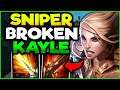 LOL? THIS SNIPER KAYLE BUILD KILLS YOU ACROSS THE MAP - Kayle TOP Gameplay Guide S11