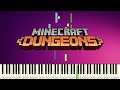 Minecraft Dungeons - Halland - PIANO TUTORIAL