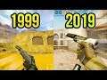 Evolution of the USP in Counter Strike 1999 - 2019