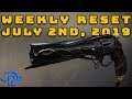 Destiny 2 Reset Guide - July 2nd, 2019 | Weekly Eververse Inventory & World Activities