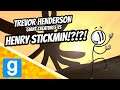 Giant Trevor Henderson Creatures Meet Henry Stickmin (distracted)
