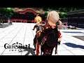 【MMD Genshin Impact】Kazuha vs Traveler for Martial arts training