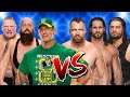 John Cena & Lesnar & Big Show vs. Roman Reigns & Rollins & Dean Ambrose (The Shield) - WWE Tag Match