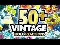 50 AMAZING HOLO POKEMON PULL REACTIONS! Vintage JPN Jungle Break Montage!