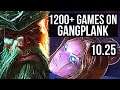 GANGPLANK vs ORIANNA (MID) | 1200+ games, 8/3/17, 1.3M mastery | NA Diamond | v10.25
