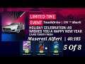 Asphalt 9 : Holiday Celebration 5 Of 8 - New Year | Maserati Alfieri | 40:185 { TouchDrive }
