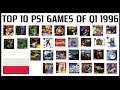 Top 10 PS1 games of Q1 1996 [PAL]