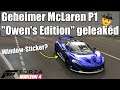 Forza Horizon 4 - Geheimer McLaren P1 Owen's Edition - P1 GTR und Window-Sticker bald im Spiel?!