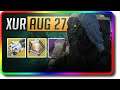 Destiny 2 Beyond Light - Xur Location, Exotic Weapon Tractor Cannon (8/27/2021 August 27)