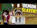 BECOMING A DEMON SLAYER IN MINECRAFT! With @DabBoyYt