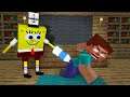 Monster School: BOTTLE FLIP CHALLENGE (ft. Spongebob)