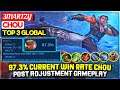 97.3% Current Win Rate Chou, Post Adjustment Gameplay [ Top 3 Global Chou ] 3MarTzy - Mobile Legends