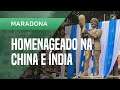 Maradona: Índia e China também fazem homenagens ao craque argentino