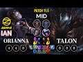 OZ Ian Orianna vs Talon Mid - KR Patch 11.5