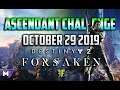 Ascendant Challenge October 29 2019  Solo Guide | Destiny 2 | Corrupted Eggs & Lore Locations
