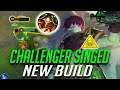WILD RIFT SINGED CHALLENGER PRO GAMEPLAY WITH NEW BUILD