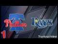 MLB The SHOW19 - Philadelphia Phillies VS Tampa Bay Rays[Spring Training Game 1] 4-3 W
