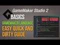 GML crash course/ Understand every programming language [Game Maker Studio 2 | Basics]