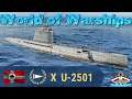 "U-2501" GER Uboot T10 angespielt in World of Warships U2501 Gameplay Deutsch