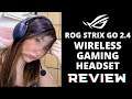 Wireless Gaming Headset Review | ROG Strix GO 2.4