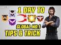 Global No.1 Player In 1 Day Free Fire Tips & Trick for Heroic and GrandMaster - Garena Free Fire